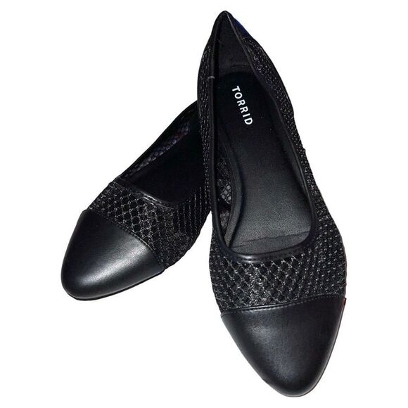 Torrid black mesh flats! New - Picture 3 of 9